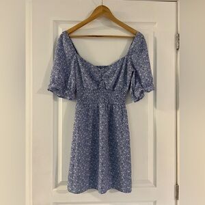 Abercrombie and Fitch Blue Babydoll Dress